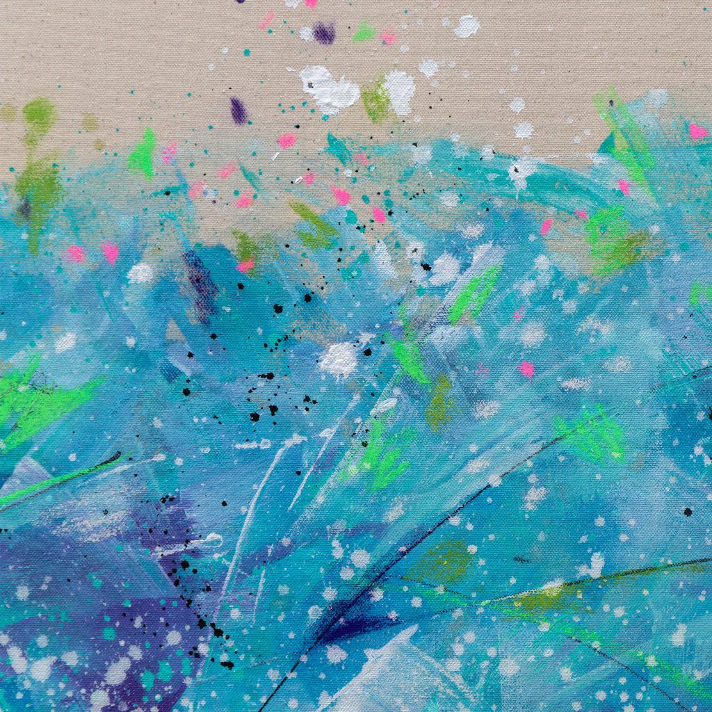 Detail-abstraktes Bild-Blue Velvet