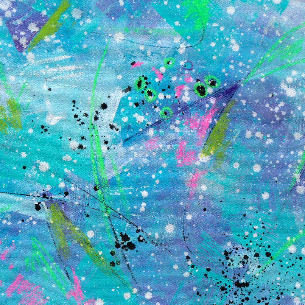 Detail-abstraktes Bild-Blue Velvet